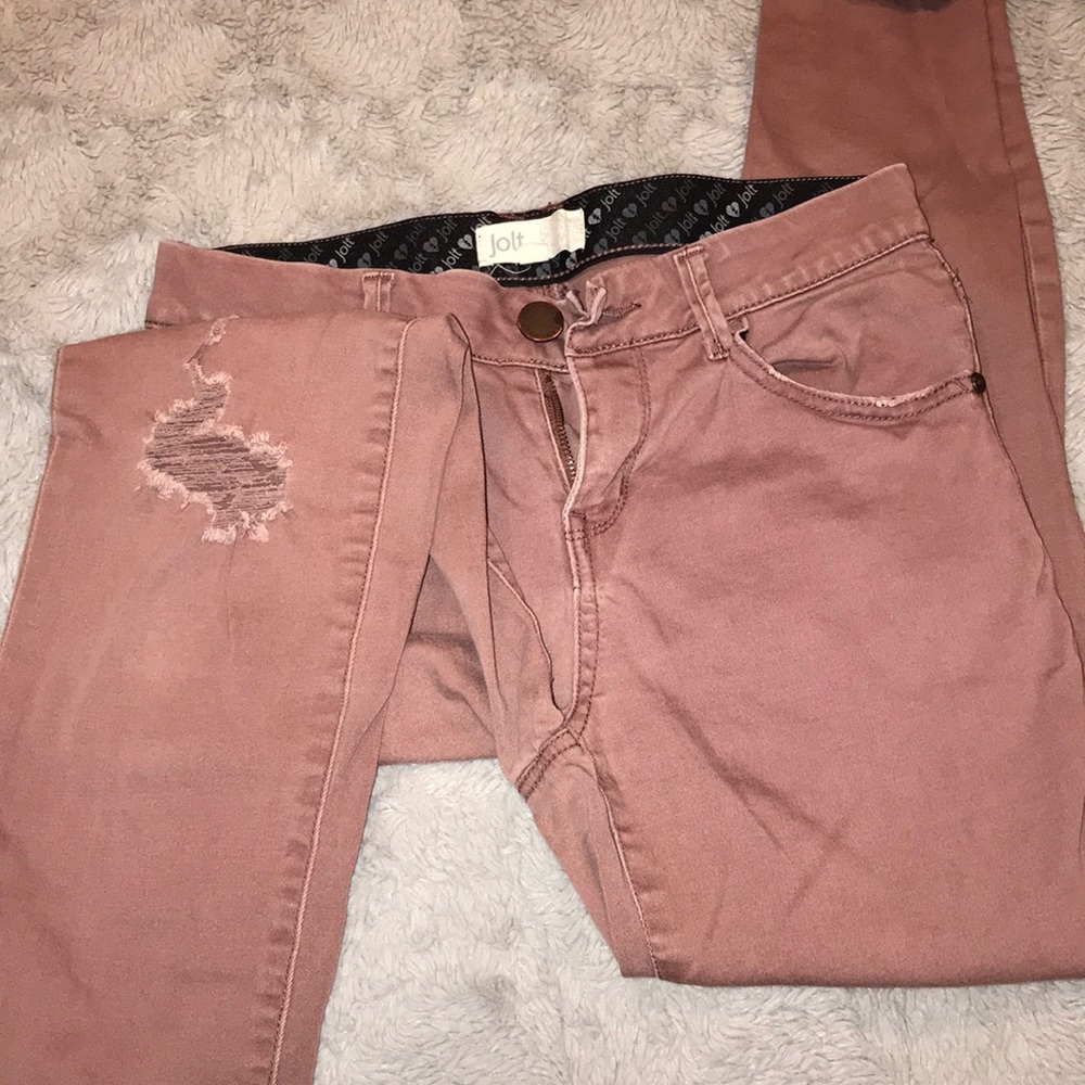 purple pants